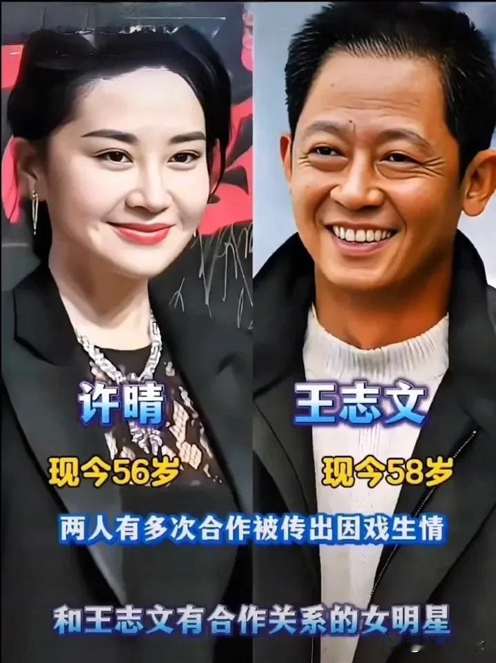 和王志文有合作关系的女明星，你觉得谁是最美？我个人更喜欢许晴和左小青。
