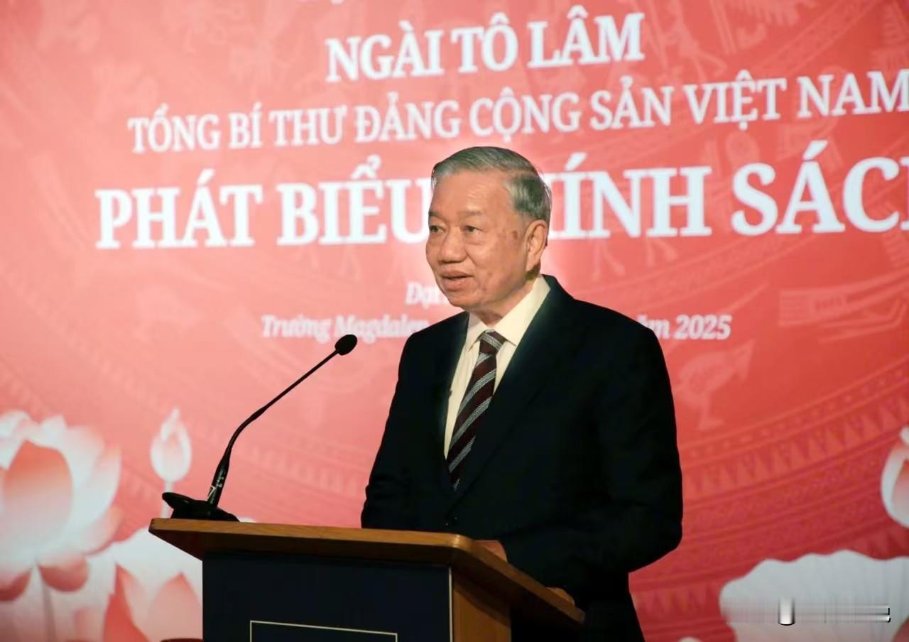 越南苏林在访问英国牛津大学时,发表了一场引人关注的演讲。他提出:“世界的关键