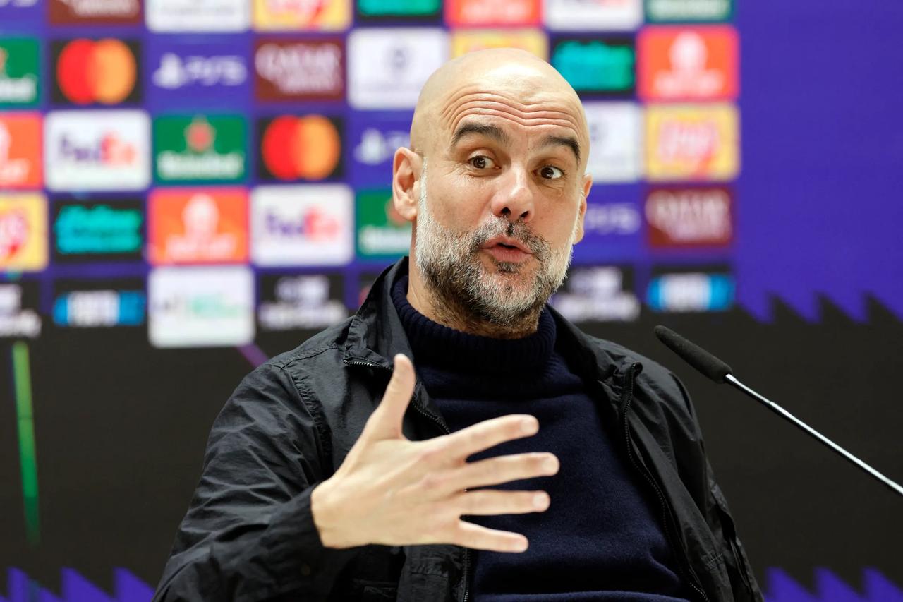 【瓜帅：次回合翻盘希望不大】欧冠1/8决赛首回合，曼城客场0-3完败于皇马，瓜迪