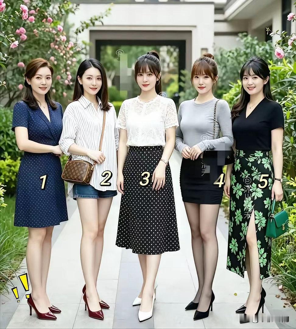 假如你有500万，让你从中选一位做老婆，你会愿意选谁？
