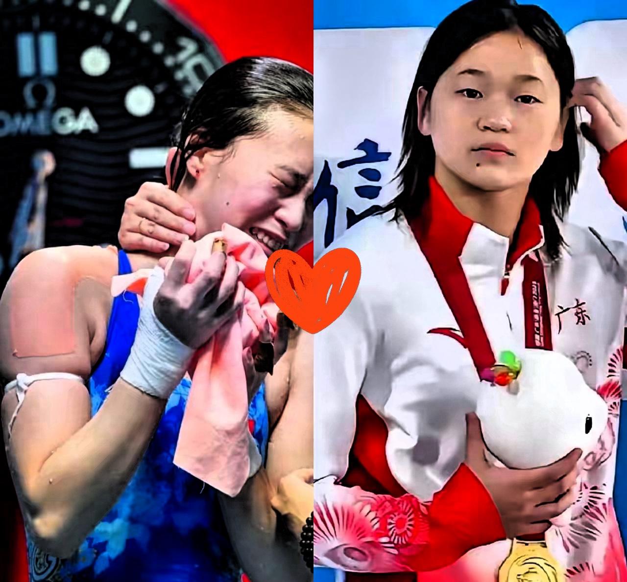 突然发现，陈芋汐和全红婵虽都是冠军，但有一点，陈芋汐还真得向全红婵学学——那就是