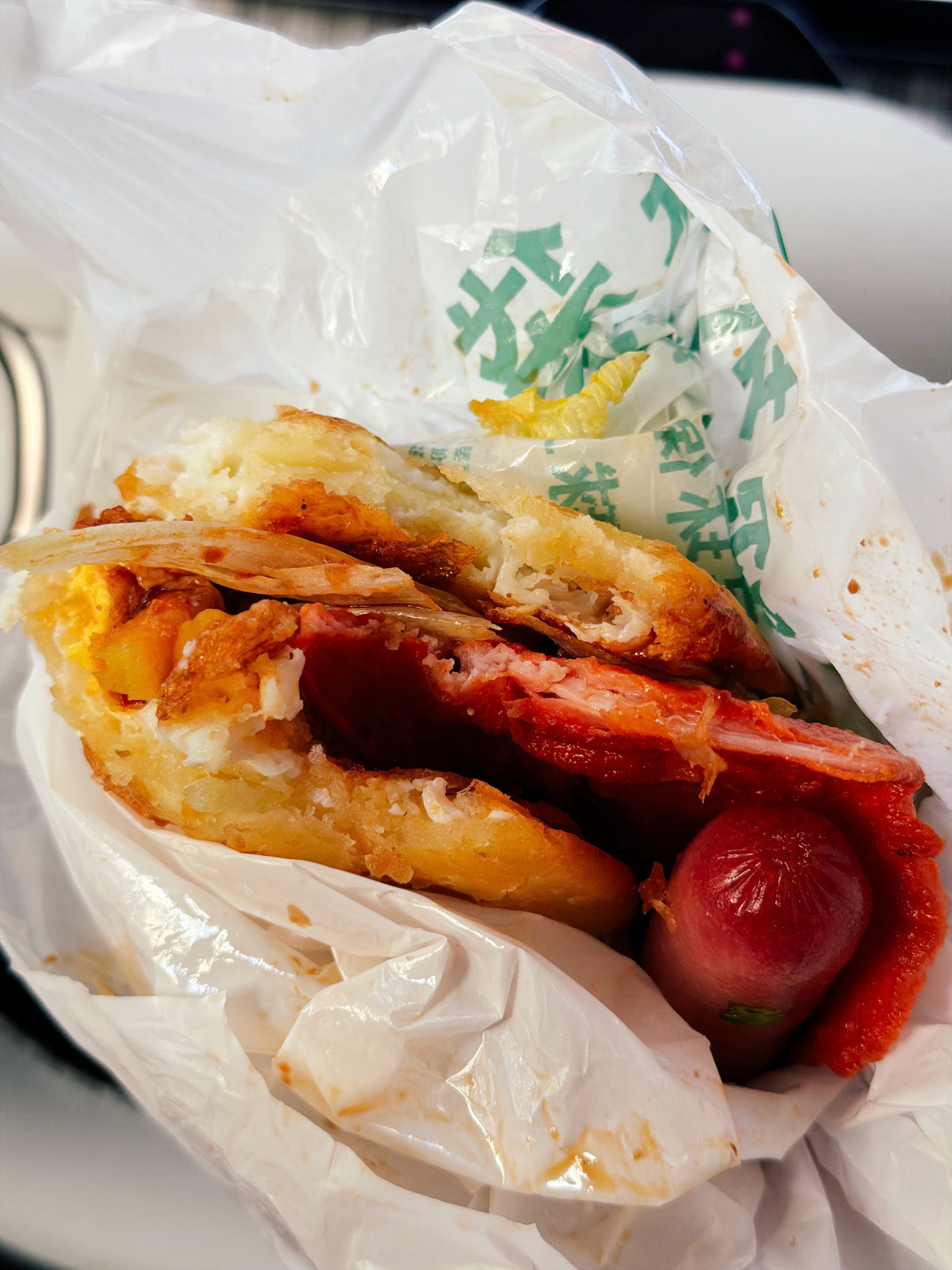 这一口鸡蛋灌饼，谁不迷糊？？​​​