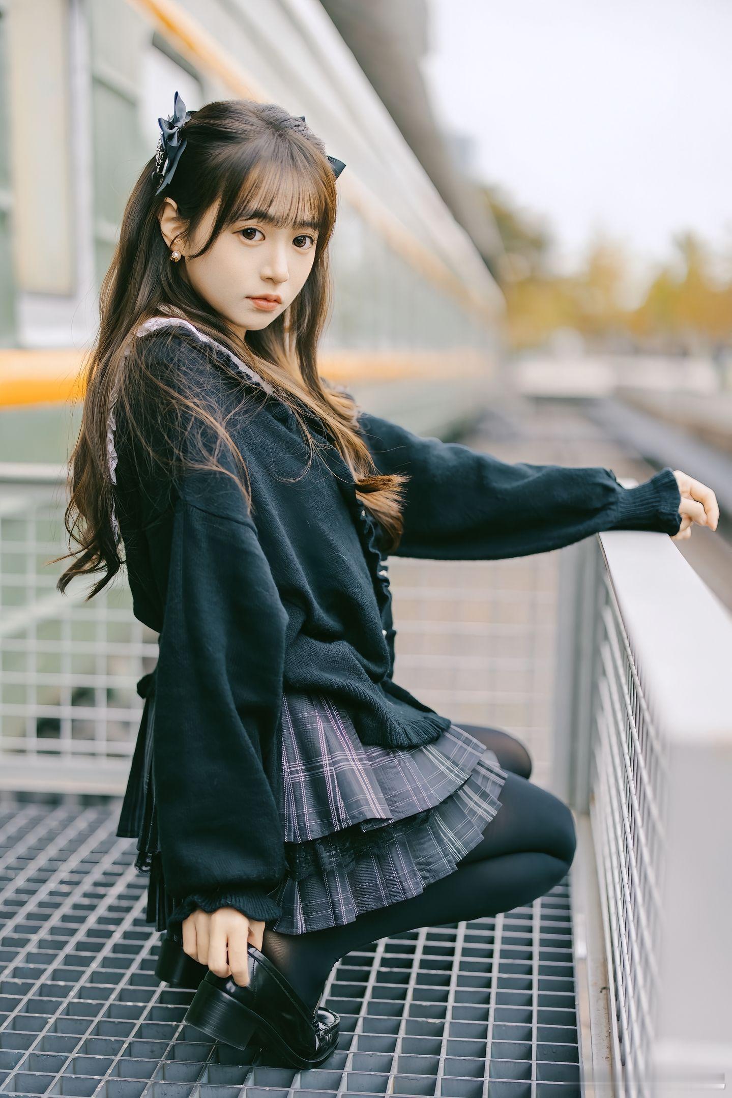 jk私影冬季JK美女精彩人像​​​