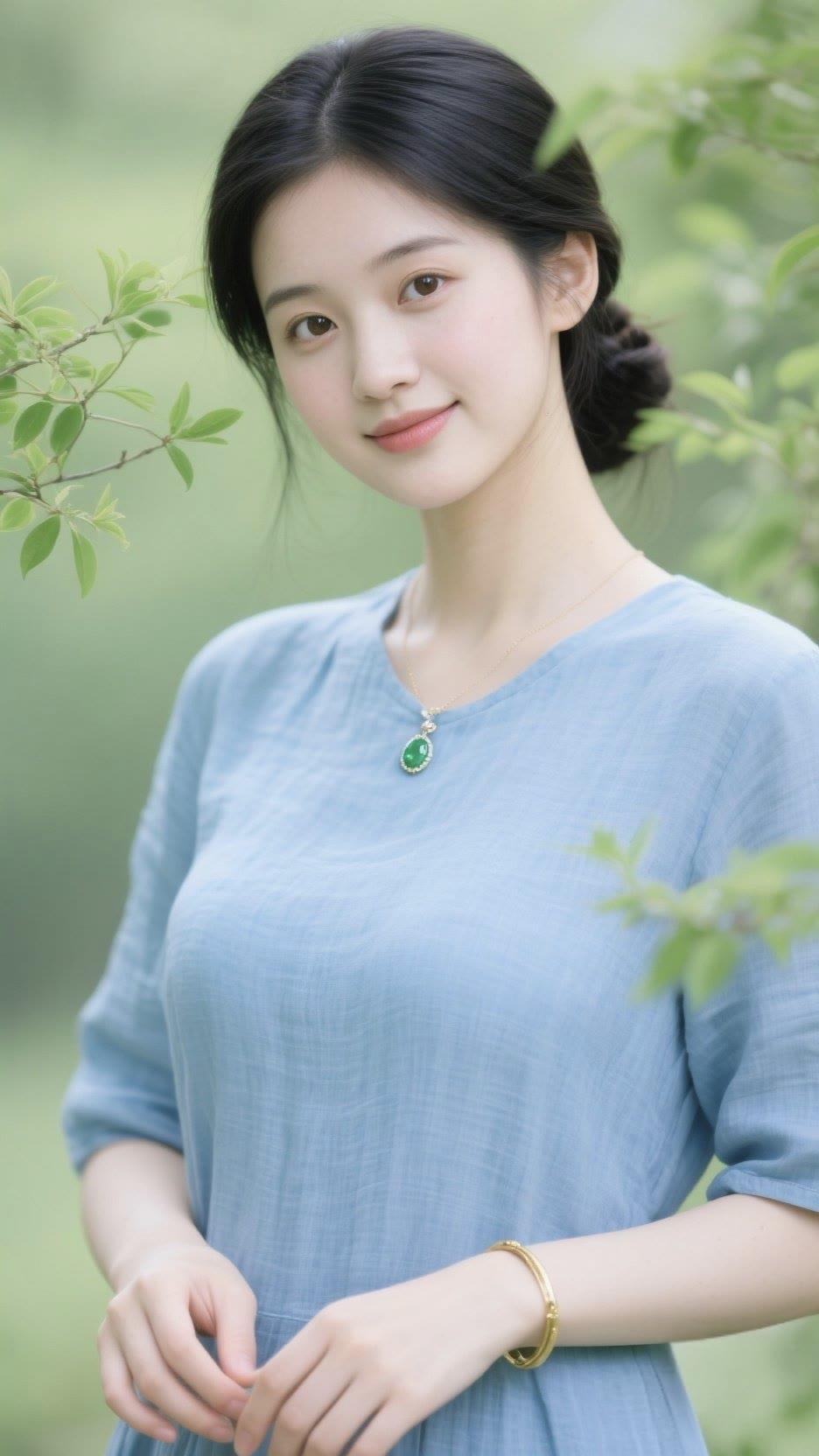 清新自然，绿意盎然，与自然融为一体。