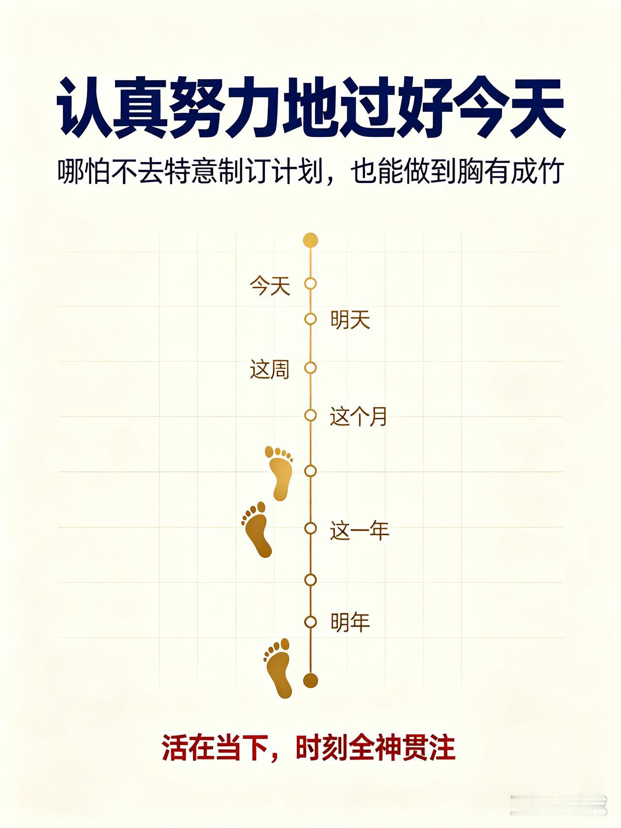 稻盛和夫说：认真努力地过好今天，明天自然能胸有成竹；认真努力地过好明天，这周自然