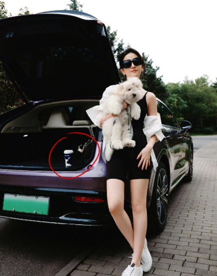 刘亦菲竟然也喝瑞幸咖啡，印象中很多明星都是非手磨咖啡不喝的，她也太亲民了。