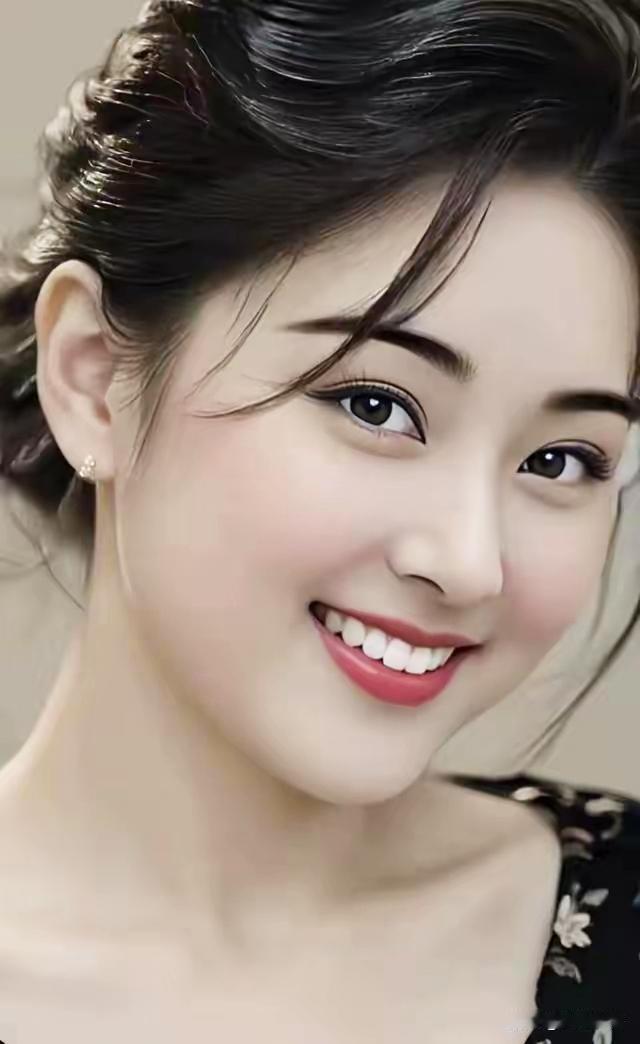 甜美笑容，温柔可人，元气满满的一天！😊✨