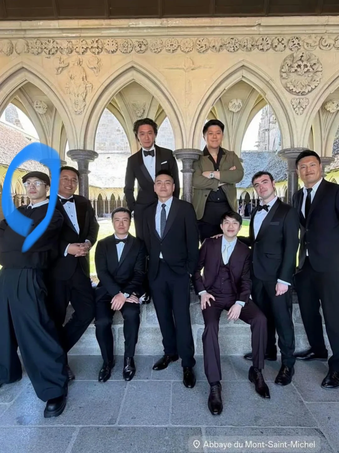 何猷君奚梦瑶婚礼的伴郎团！我只认识王嘉尔
