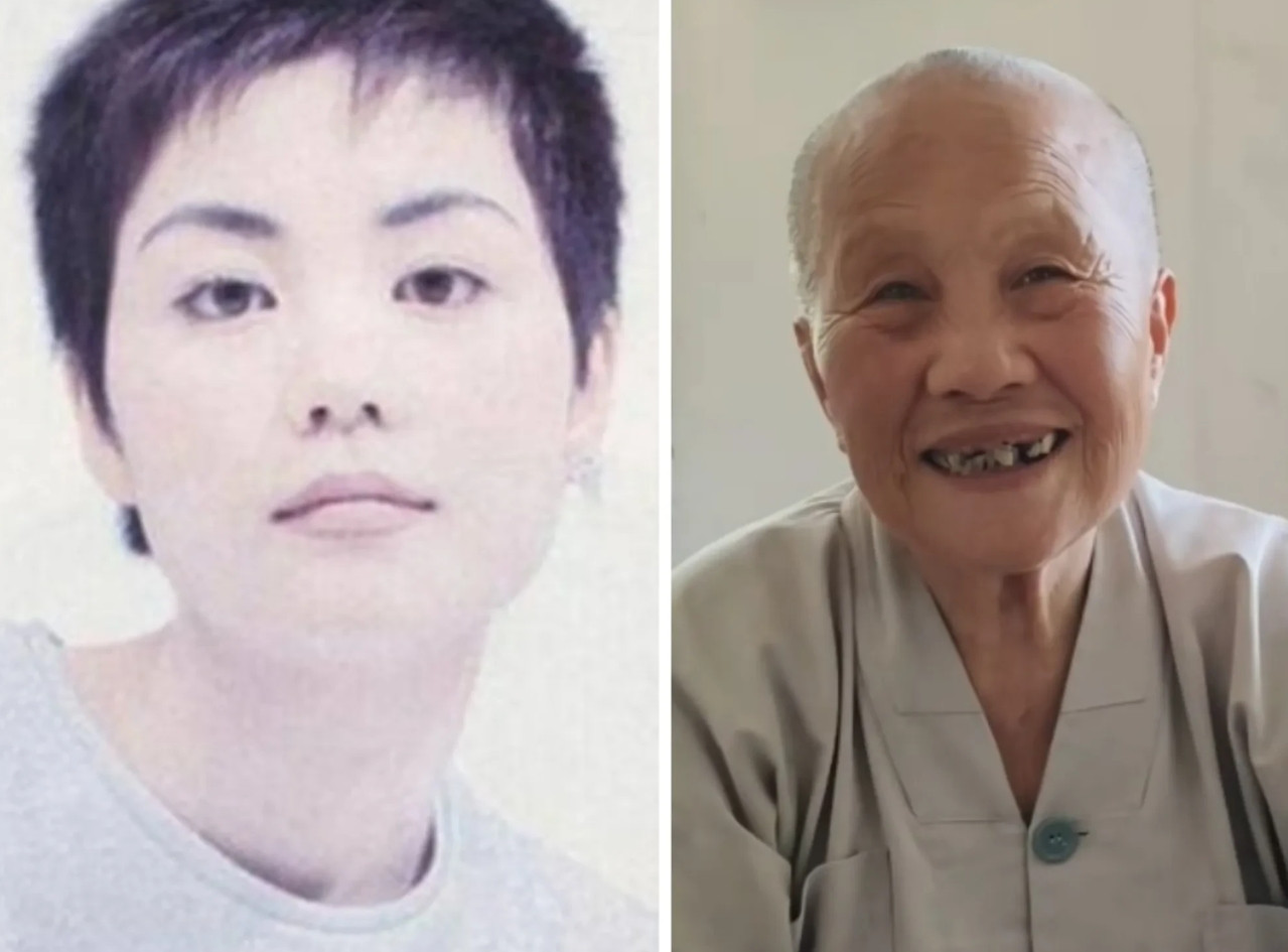 她们长得太像了！果然血缘是任何人都回避不了的事实，王菲短发照和小姨印开师太真
