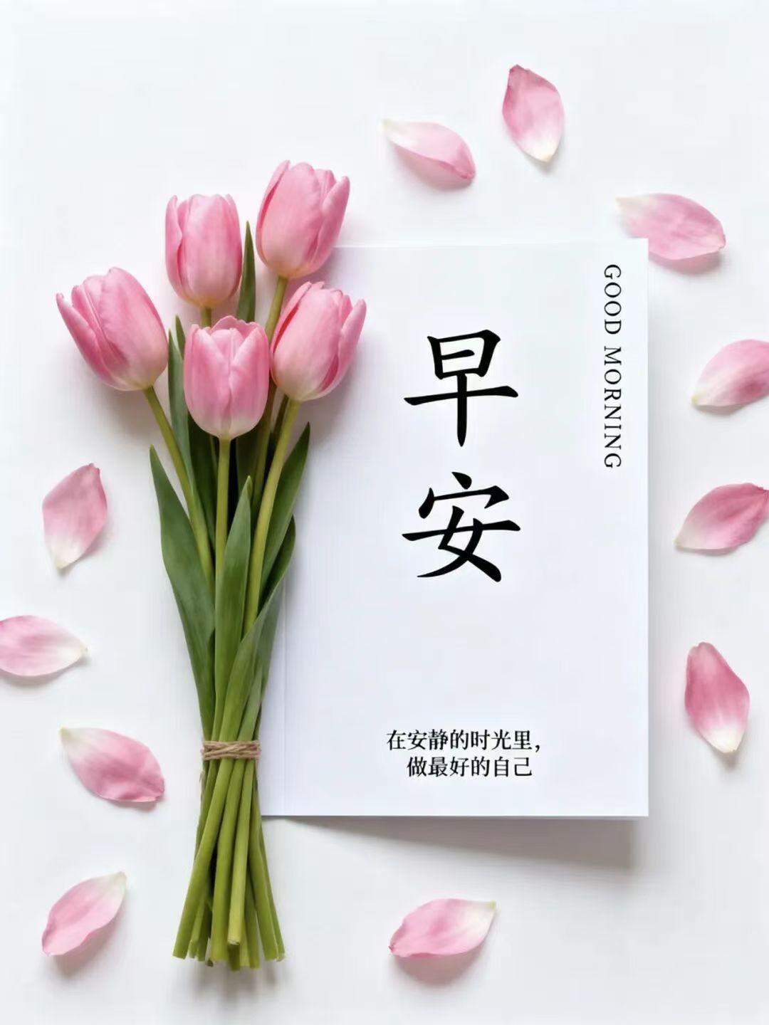 我們相識是天意，微信祝福是心意，心中牽掛是誠意，送去問候是敬意。早上好！