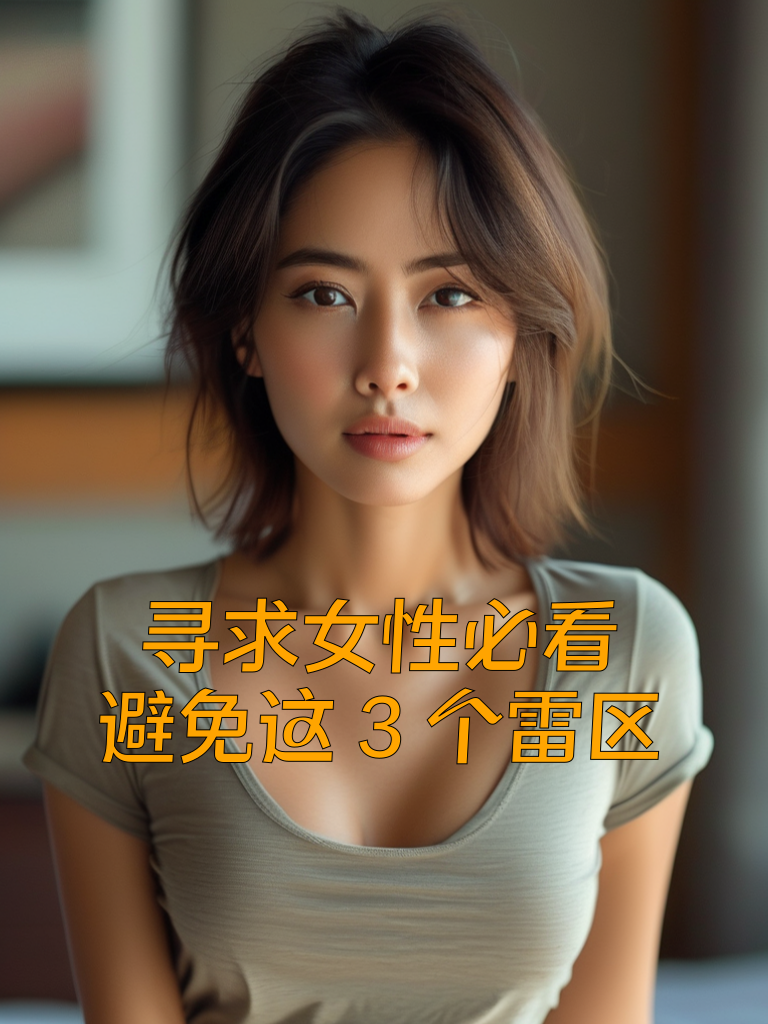 寻求女性必看：避免这3个雷区