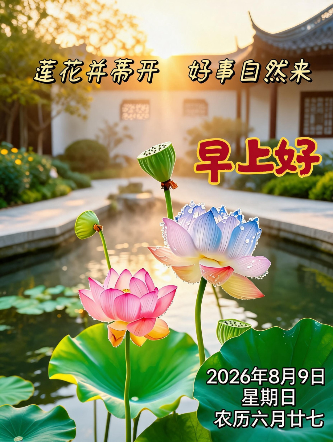 🌹💖夏韵揽怀💝🌷💞໑ຼ0໑ຼ6.8.9.六月廿七💕🌺周日快乐,幸福
