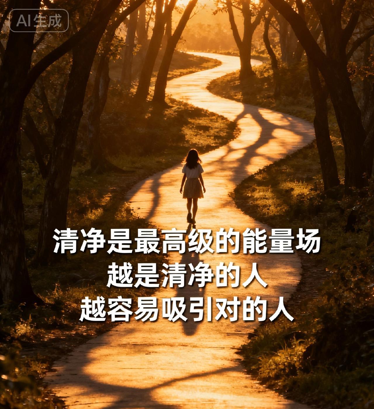 清净是最高级的能量场，越清净的人，越容易吸引对的人。很多人很疑惑为什么遇不到真