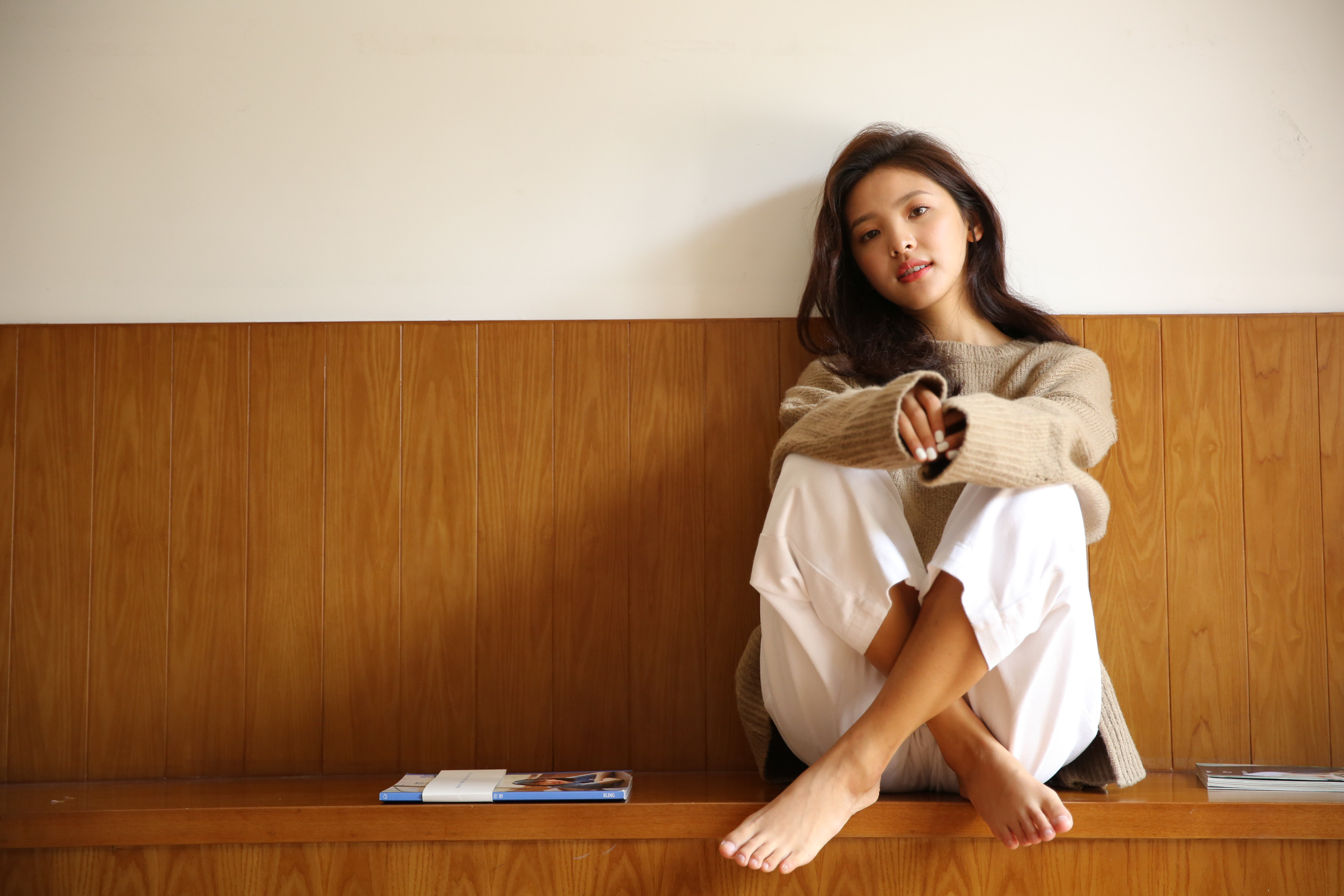 章若楠早期拍摄无美颜生图