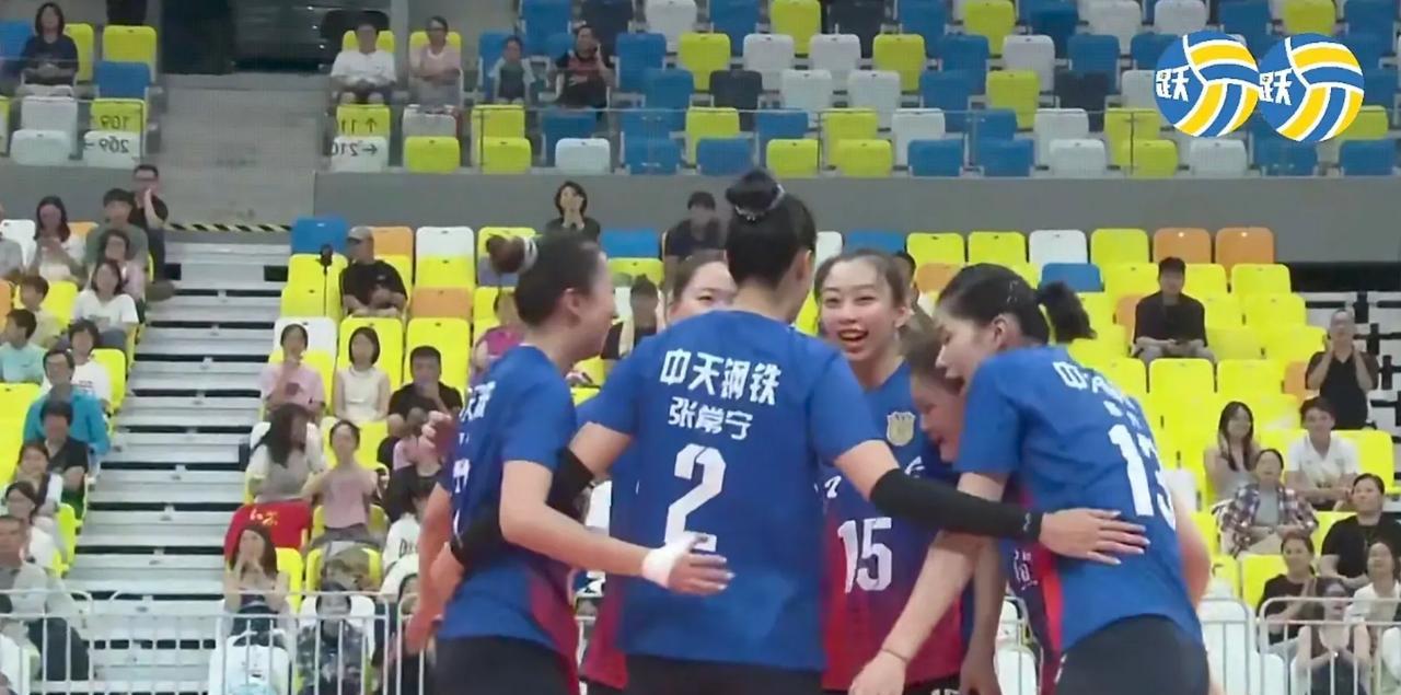 江苏女排真的是有实力，在龚翔宇、唐欣、吴梦洁、倪非凡、万梓玥在国家队准备世锦赛时
