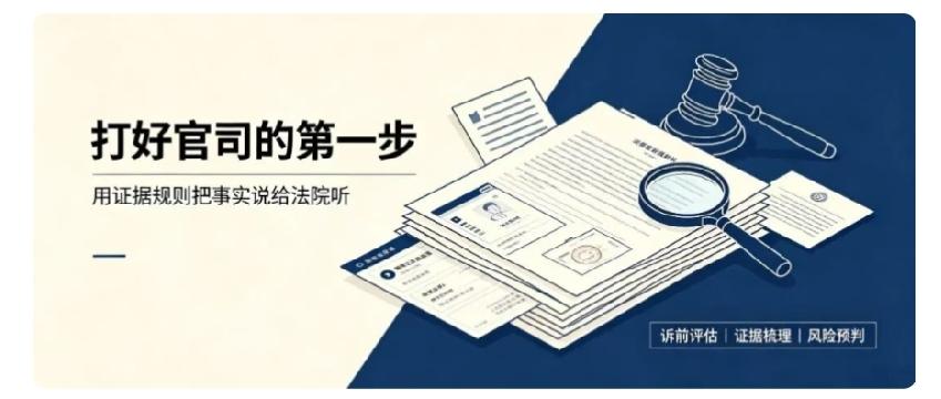 打赢官司的第一步：诉前评估与事实转化很多人遇到纠纷，第一反应就是写诉状、跑