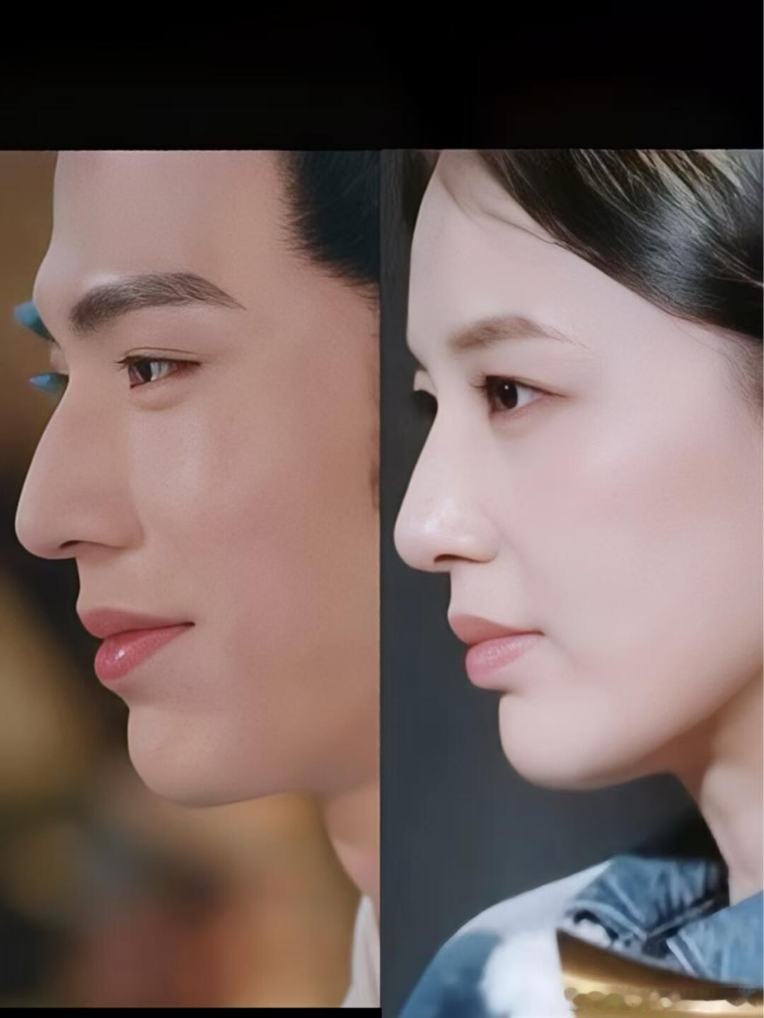 黄圣依和张凌赫简直亲姐弟!！！下半张脸一模一样​​​
