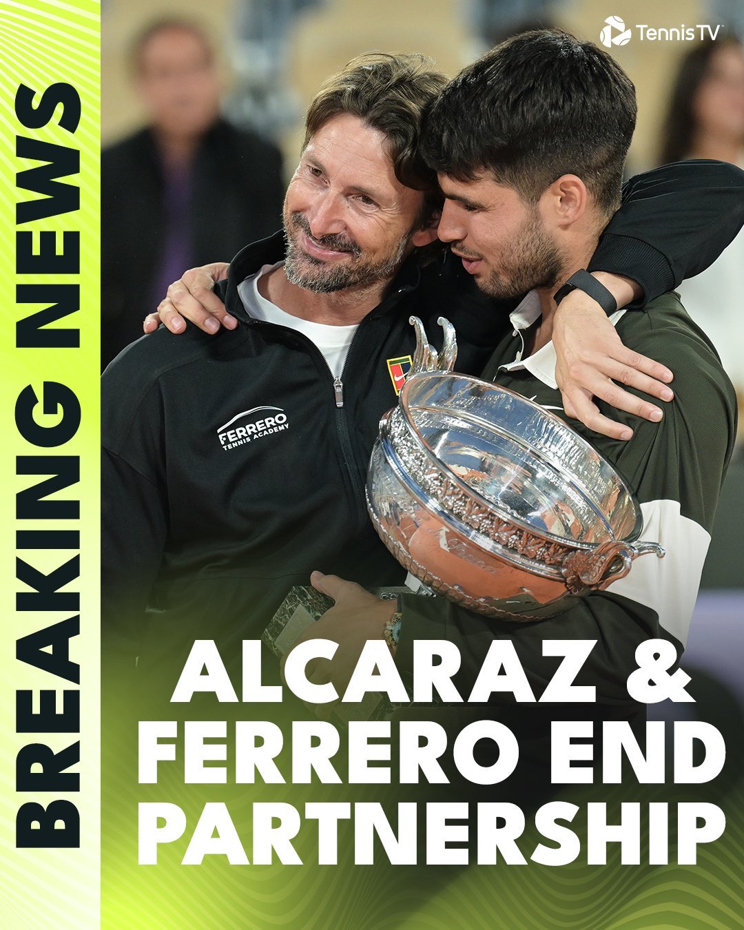 费雷罗长文回应结束与阿卡合作：“我希望我能继续下去。”（倒数第二段）意思是费雷罗