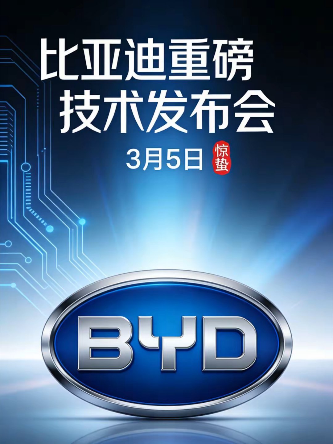 比亚迪！3月5日！很有可能有多个重磅王牌技术发布！第三代刀片电池，半固态电池，兆