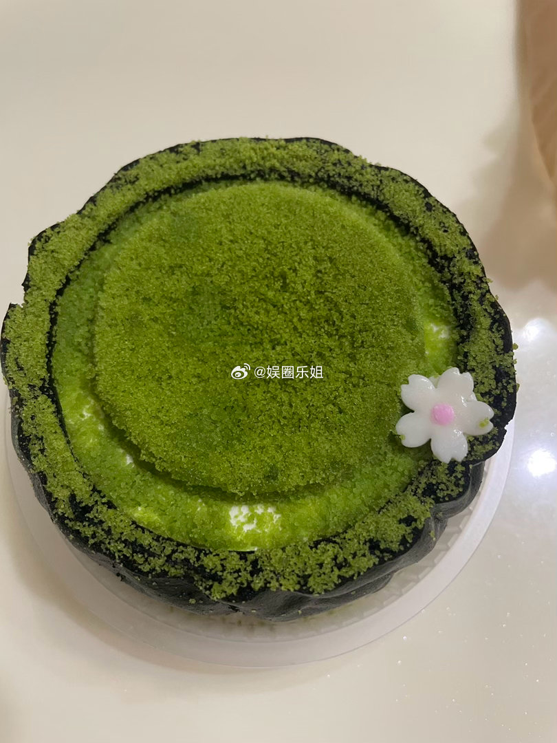 今天一天没出门，低精力人群的周末就是最好谁也不要理我注：盒马新上的这款抹茶蛋糕非