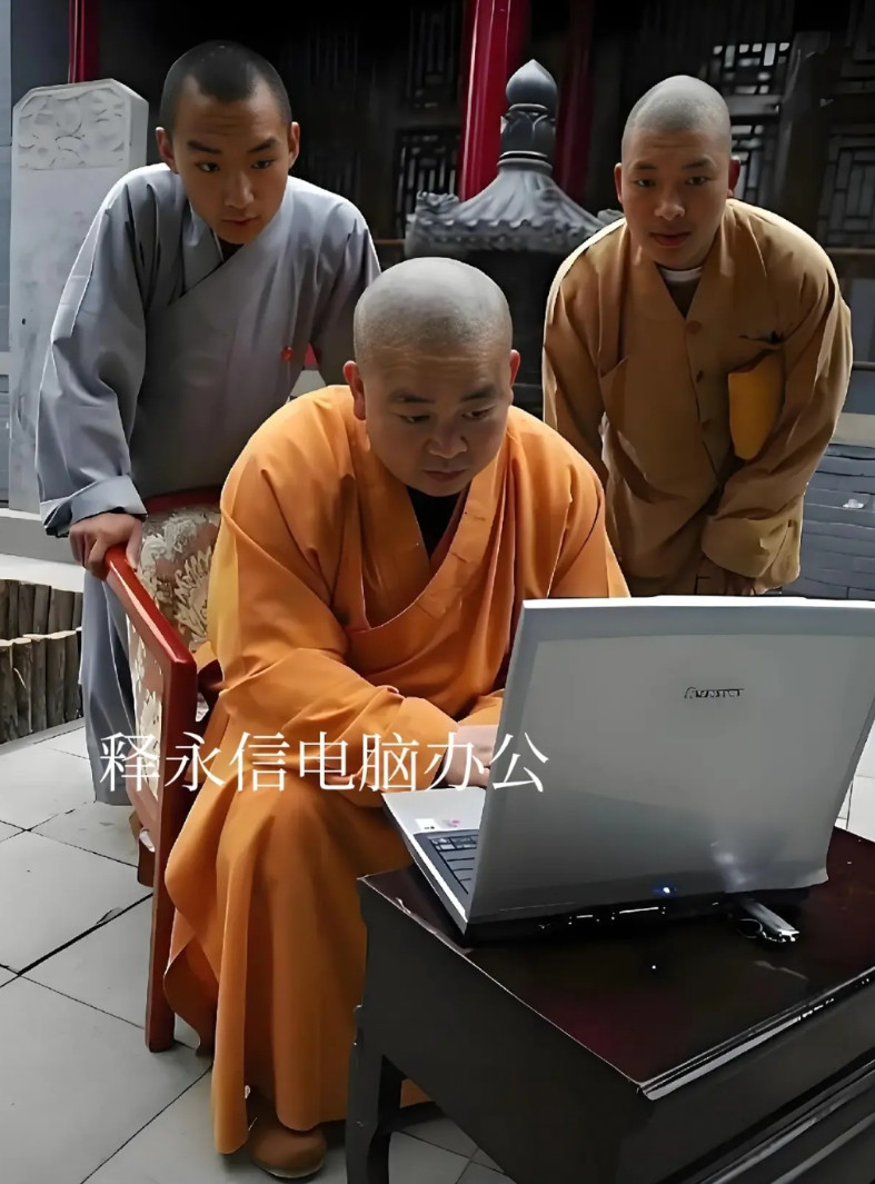 直到现在人们才发现，释大师头上并没有和尚戒疤！光头和尚没戒疤怎么回事？释大师