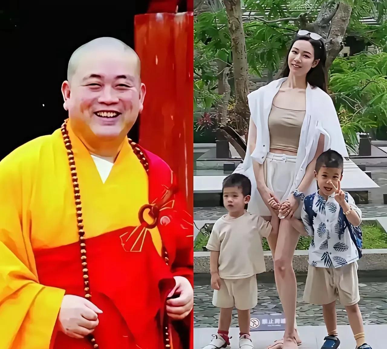 这仔细一看还真能看出来点东西，大儿子长的像妈妈，小儿子和这家伙一模一样，连眼神都