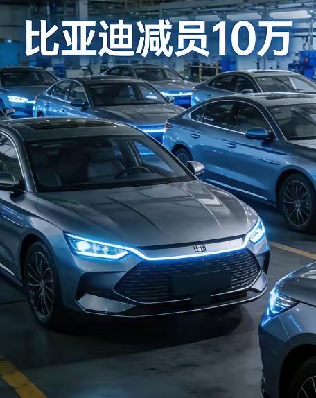 比亚迪减员10万：不是混不下去，是玩明白了好多人一听说比亚迪减了10万人，张