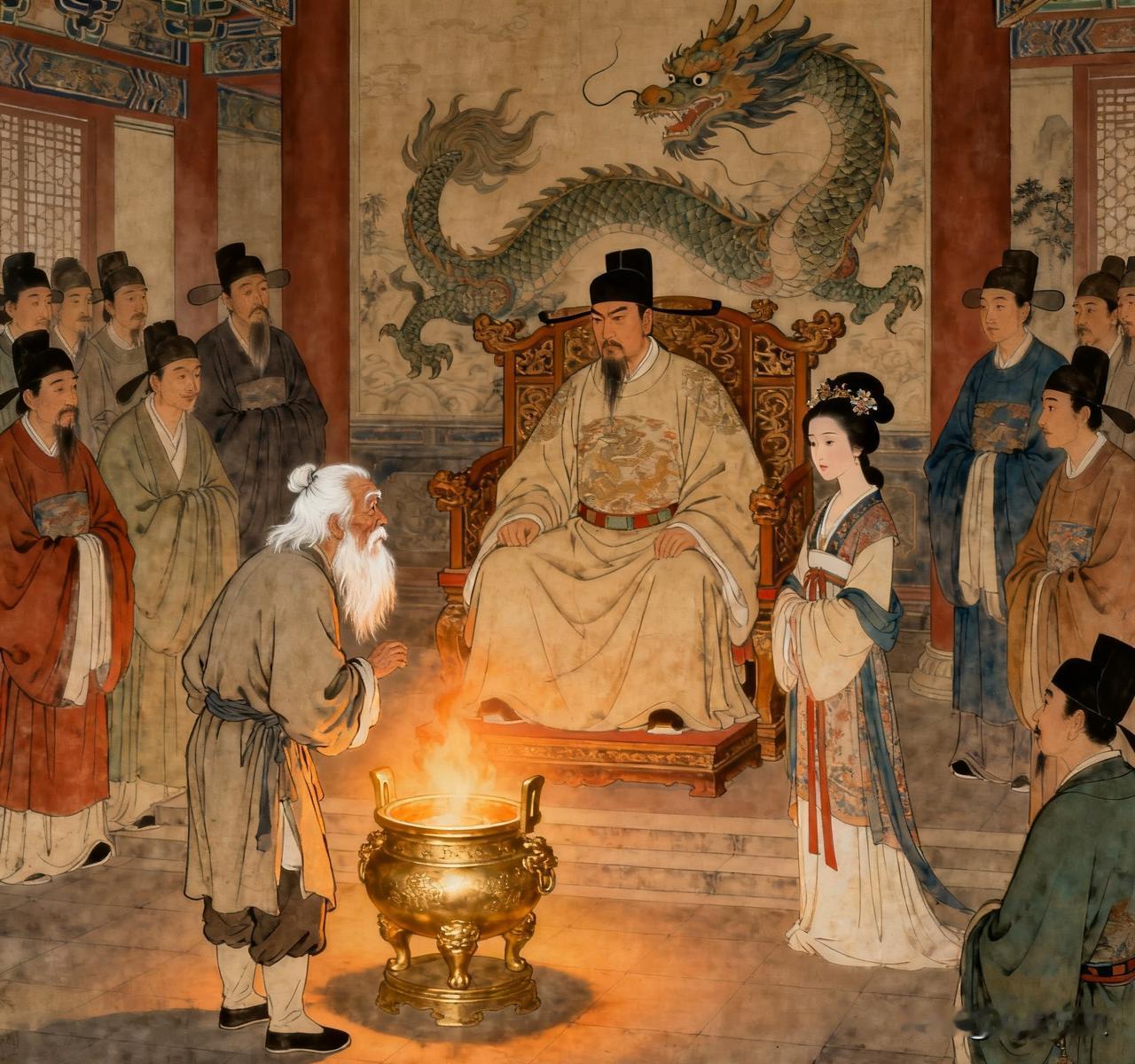 1138年，科举考试结束，赵构发现探花是一名白发苍苍的老人，便问道：“您多大，有