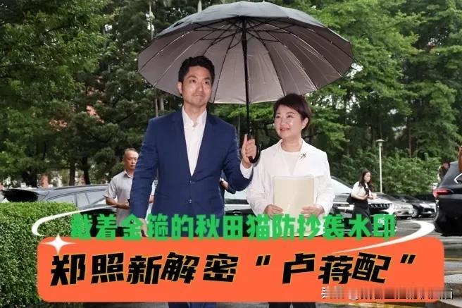 蓝营“卢蒋配”抢尽风头？郑照新公开揭秘：卢秀燕蒋万安是“老姐弟”了，跟郑丽文关