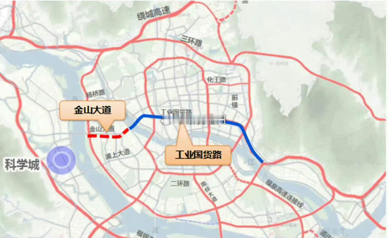 福州工业国货路改造提升即将开工建设目前已进场开展人行道拓宽改造、苗木移植等