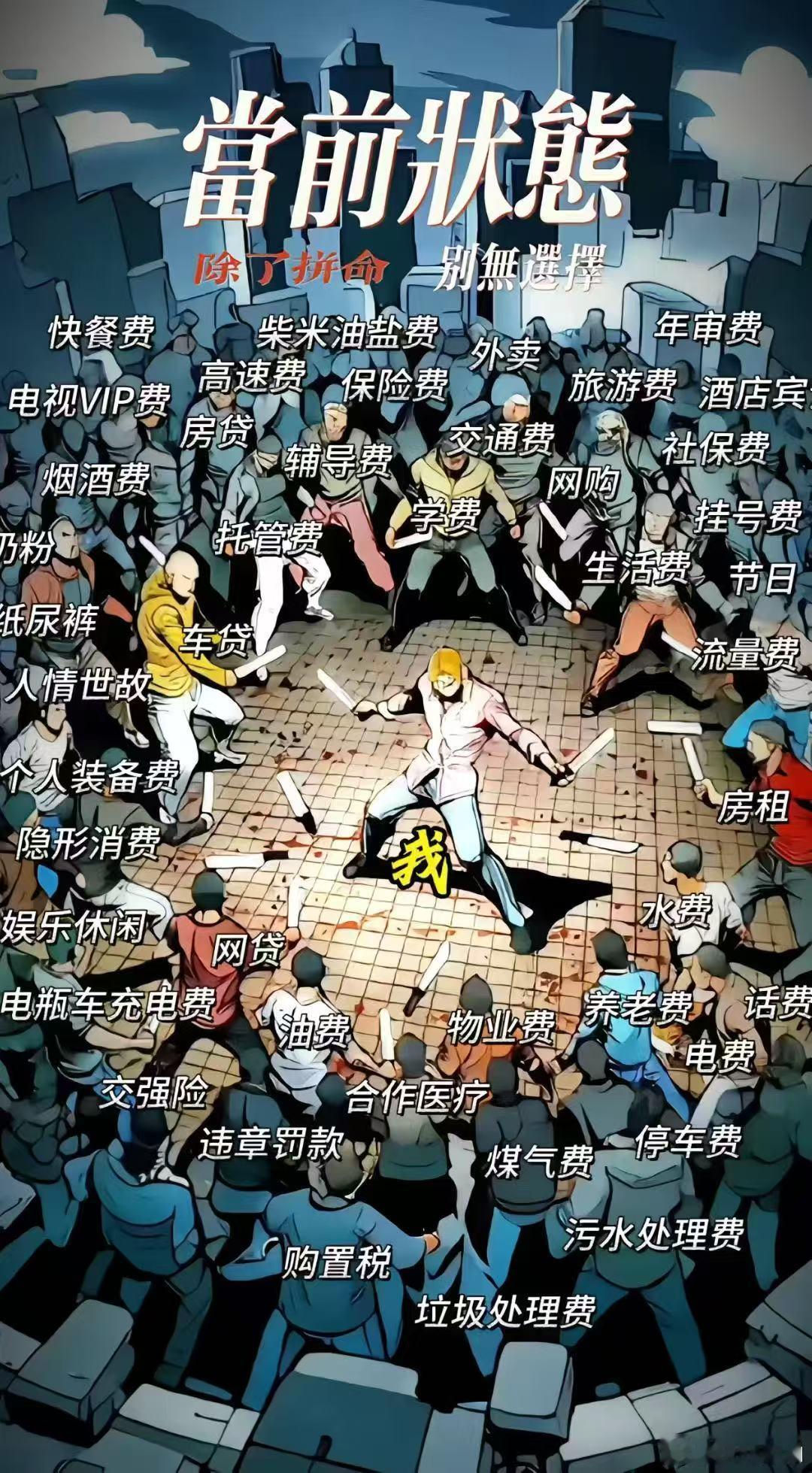 好图！除了拼命，别无选择。晚安🌛​​​