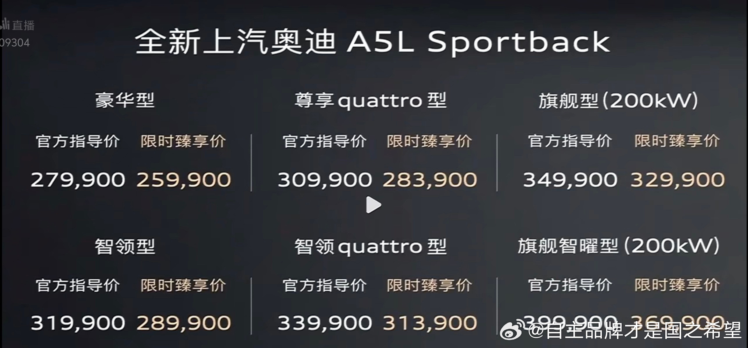 奥迪全新A5L上市但是没什么声量似乎无人关注。。。​​​
