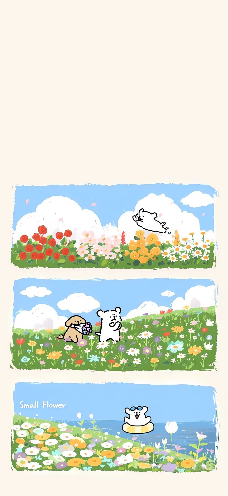 壁纸推荐｜线条小狗｜治愈｜可爱