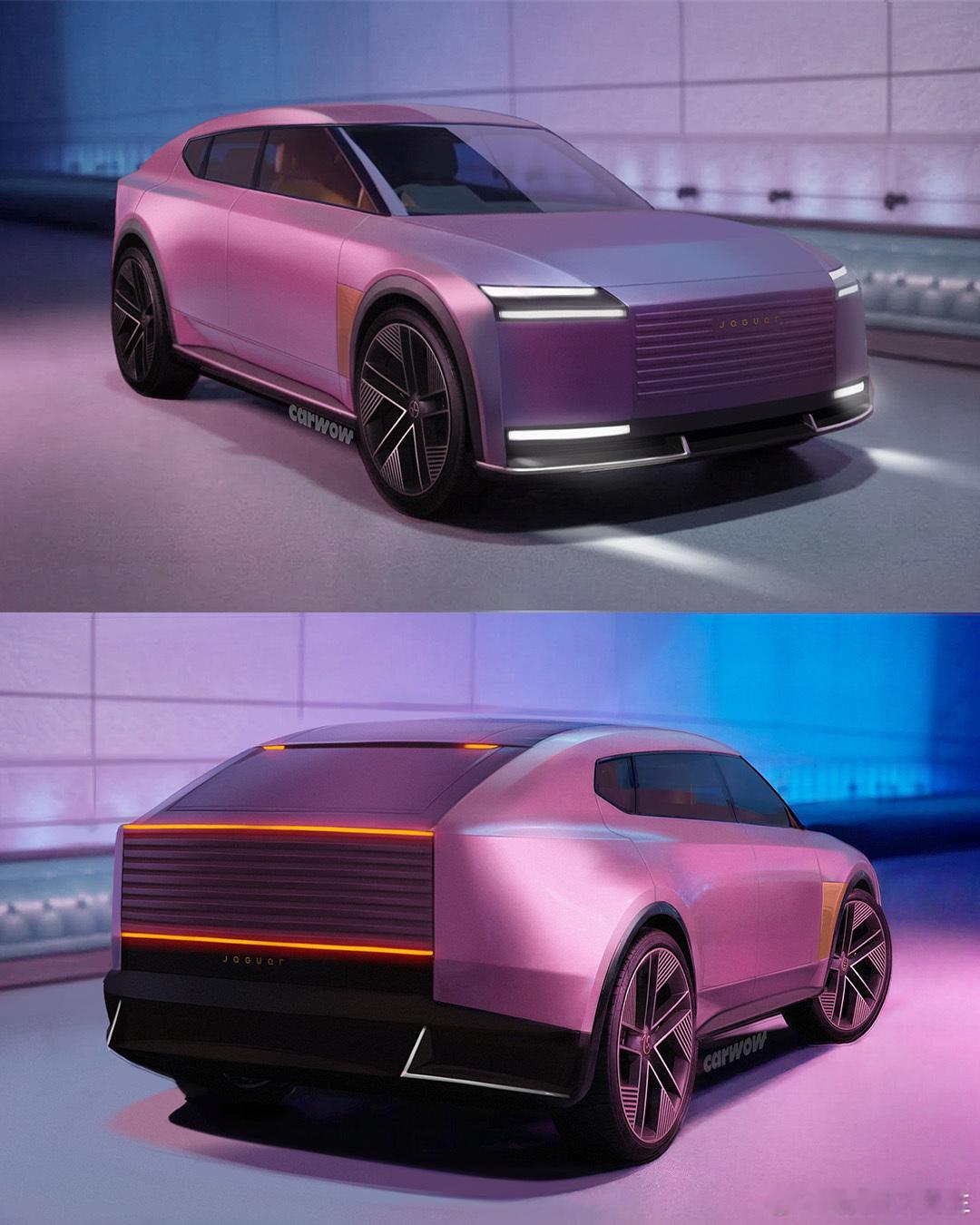 捷豹全新纯电SUVType00GT曝光！1️⃣三电机——总输出功率达1