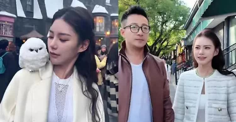 在直播间里，汪小菲第17次提起女儿小玥儿时，眼角笑出了细纹，笨拙地模仿女儿说话的