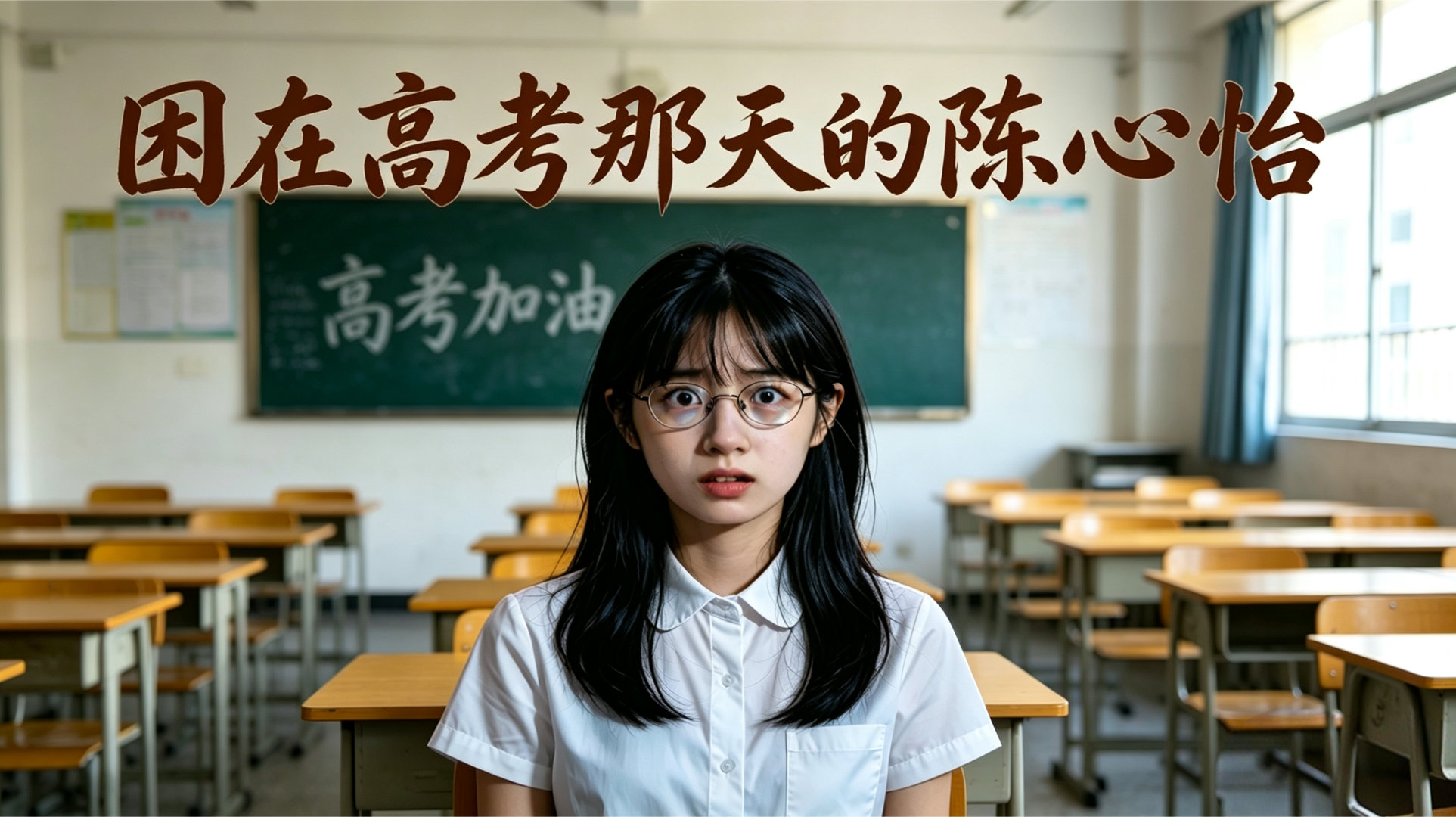 微小说大赛奇思妙想《困在高考那天的陈心怡》窗外的夜色沉淀得浓稠安静，整栋居民楼鸦