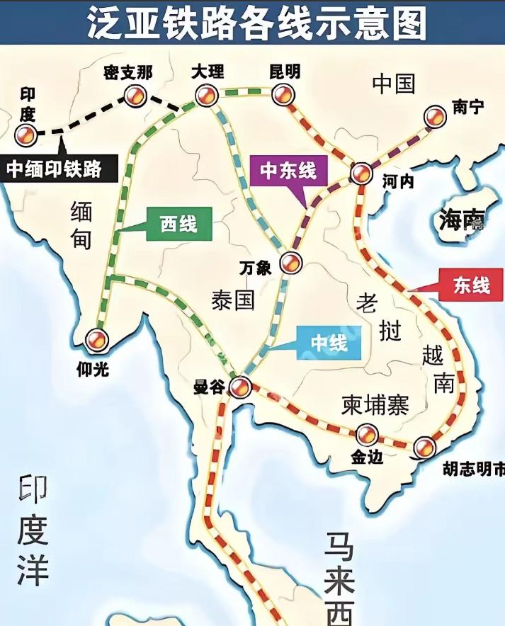 这是泰国全面融入中国经济圈的一个标志性举动。目前泰国内阁，已经批准中泰高铁2期工