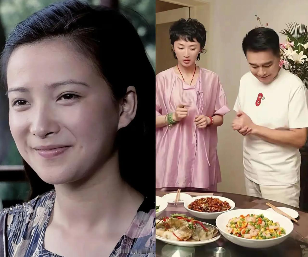 何晴与张澍差别大，同样是许亚军的妻子，差距一目了然。许亚军第一任妻子因病离世