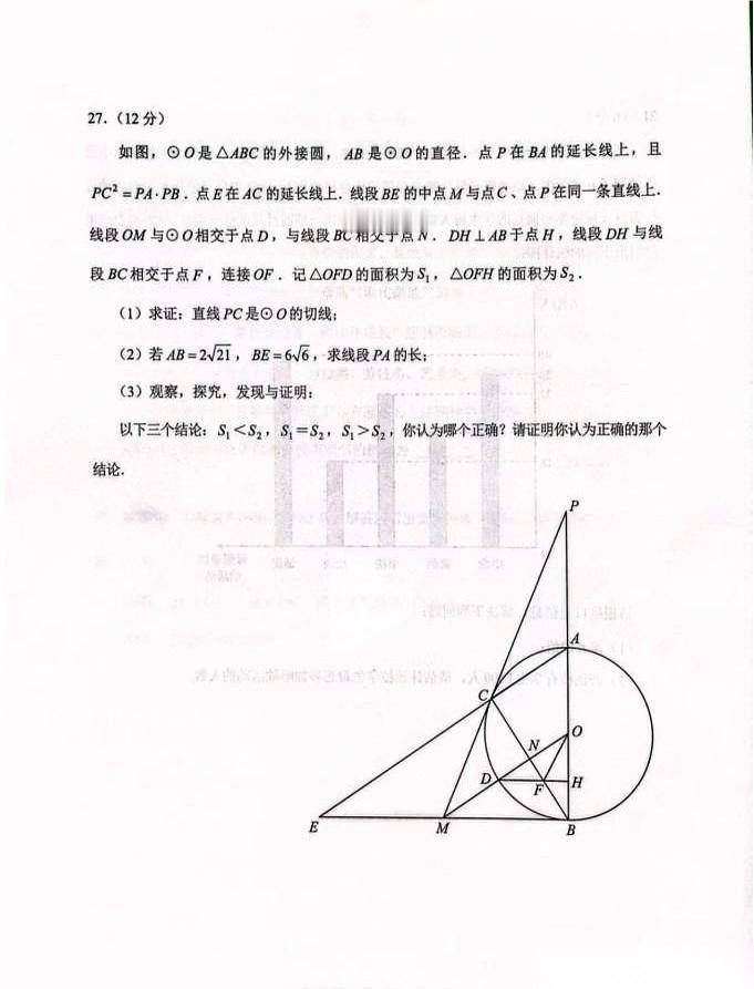 血压上来了。真的，就刚刚。看到那道所谓的2026年云南中考数学压轴题。我跟