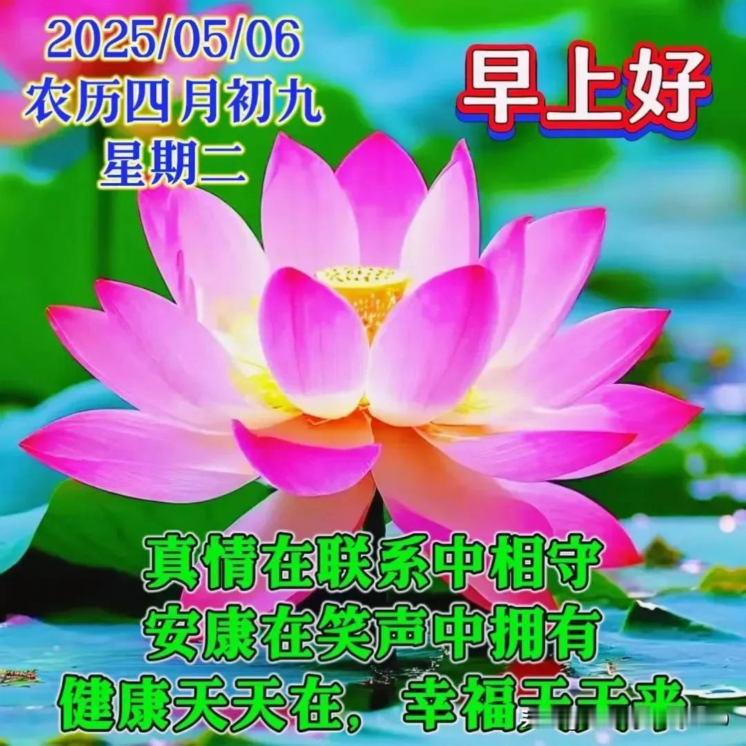 日月星辰又一天，春夏秋冬一季季；清晨问候祝早安，真诚祝福你平安；人生难得