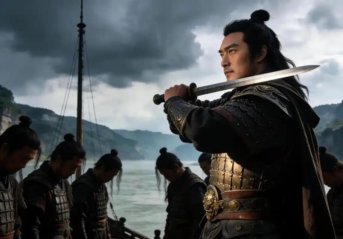 千古问对之十：楚霸王乌江答亭长寒风萧瑟，江水呜咽。项羽率八百余骑突围至乌