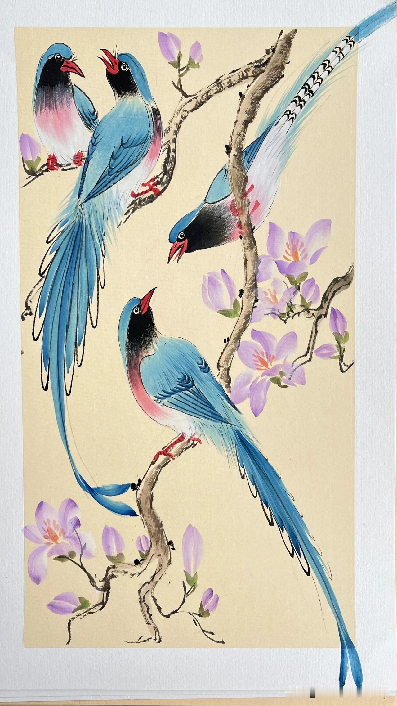 花鸟图欣赏
