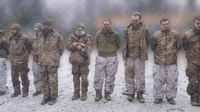 俄方公布乌82空突旅被俘的正付旅长，以及一干作战参谋，不有几位北约“大鱼”。