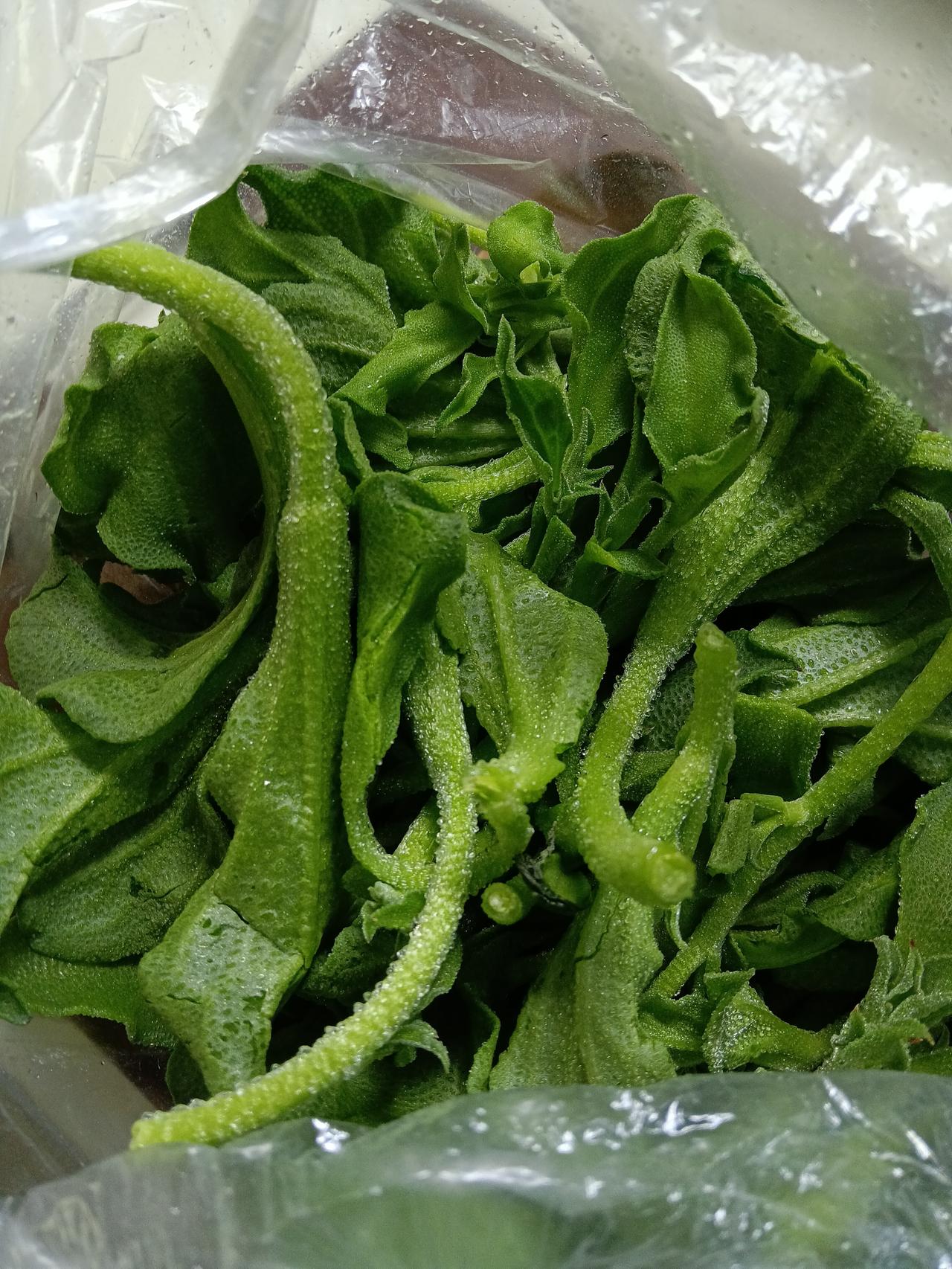 老伴从菜市场回来，神神秘秘地跟我说：“你猜猜我给你买了啥菜回来？”我问：“啥呀？