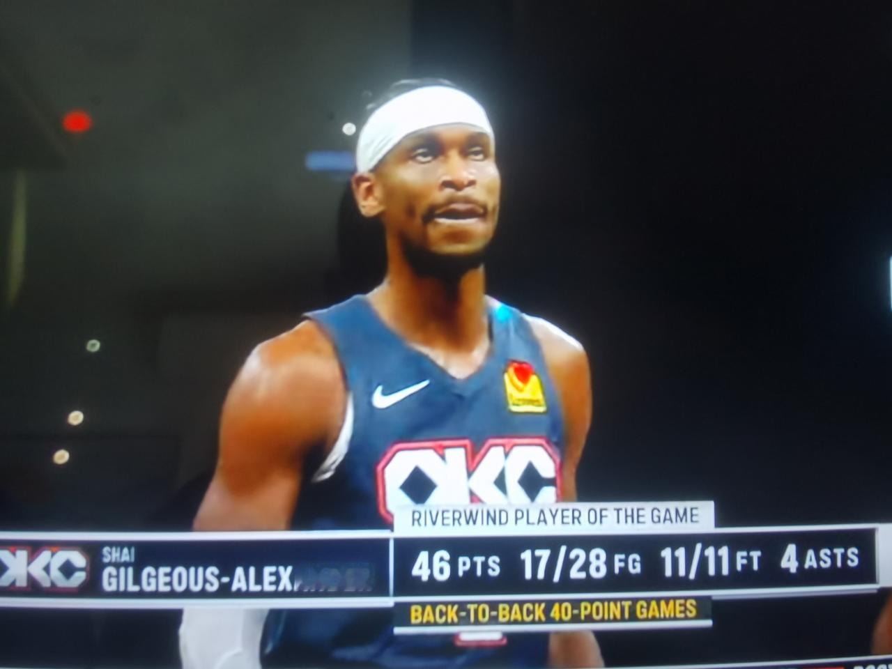 雷霆的幸与不幸背靠背第二场，雷霆主场114-117，输给步行