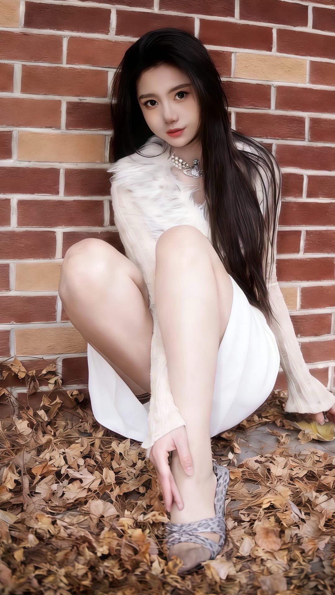 清纯甜美气质穿搭优雅知性摄影