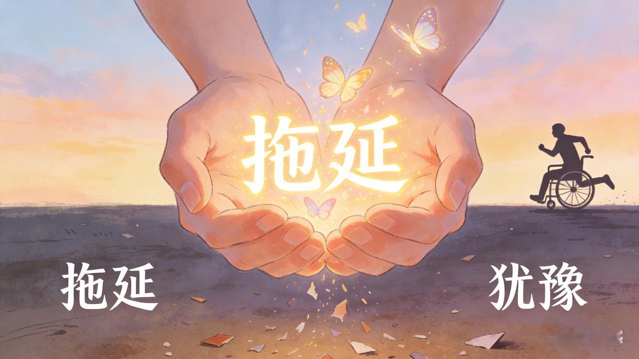 史铁生说：“拖延最大的坏处不是耽误，而是会使自己变得犹豫，甚至丧失信心。不