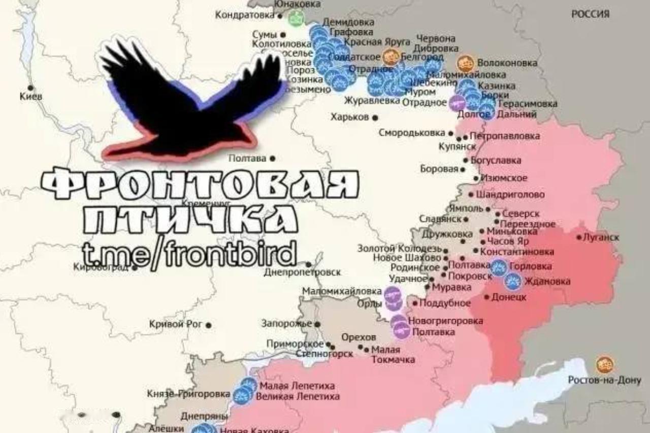 顿涅茨克人民共和国（DNR）作战动态，7月12日。俄军正在克拉斯尼莱曼推进。💪