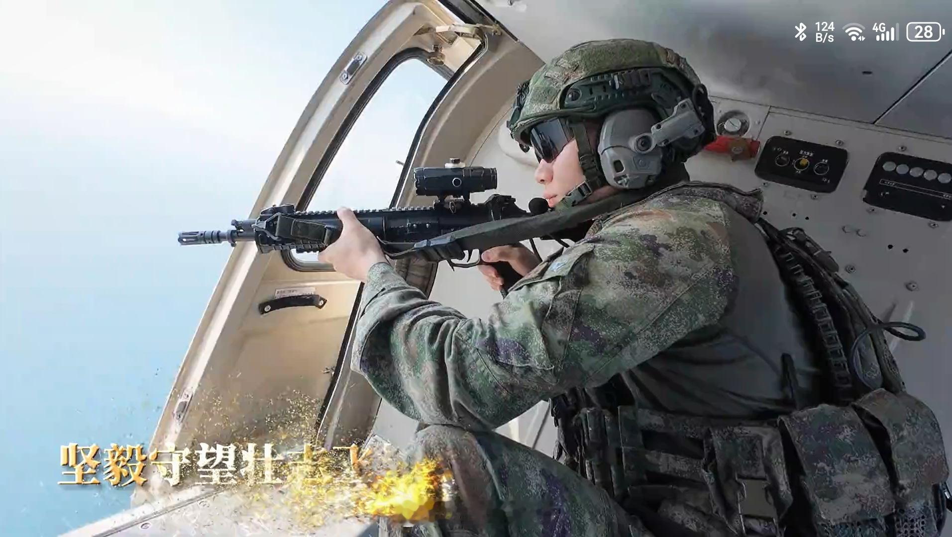 海军第48批护航编队随舰特战分队这个系统目镜大概率是强上自购高切盔的，系统目镜的