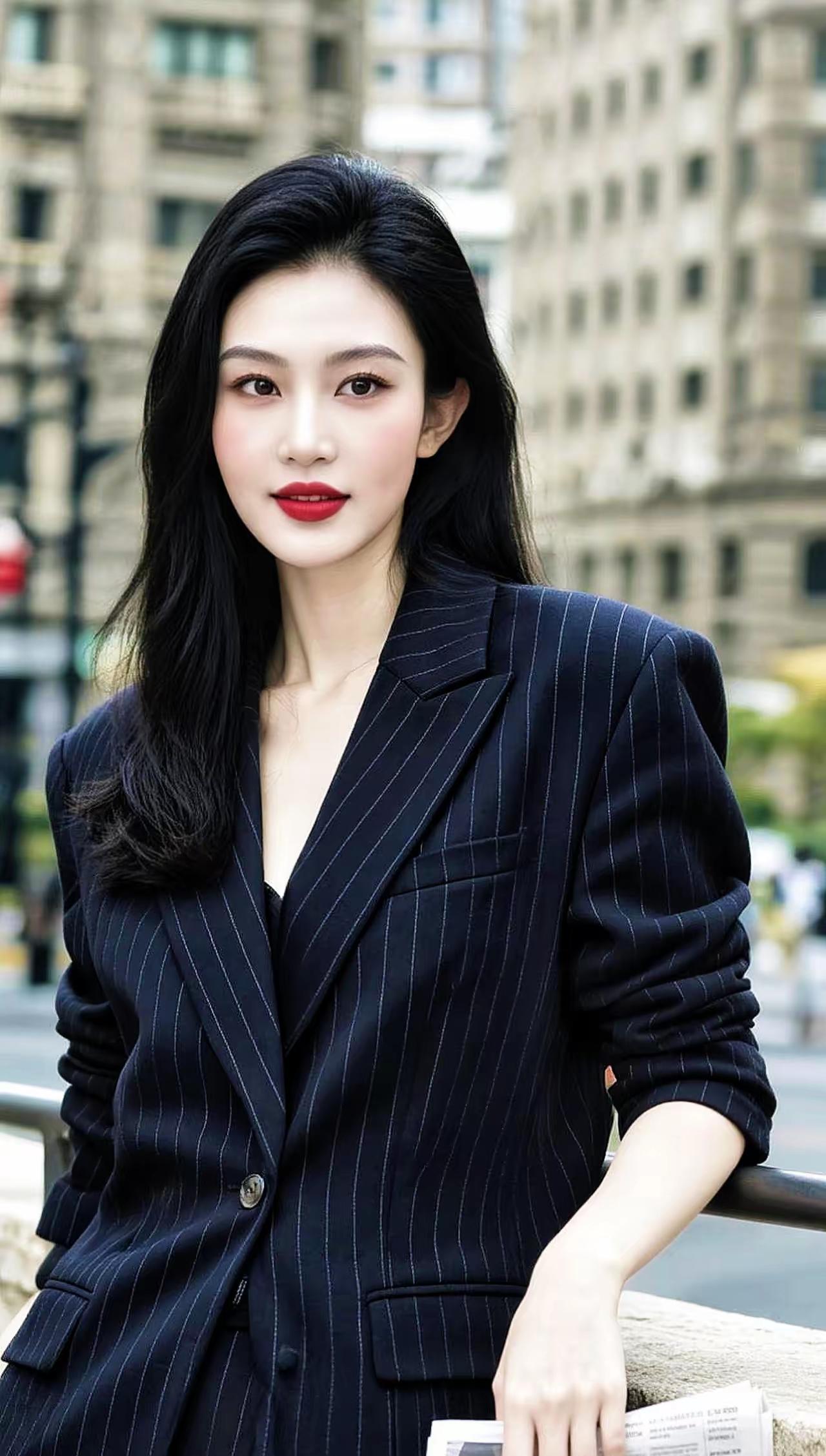 女人穿西装有多飒职场怎么穿简约高级?职场女性如何穿出优雅知性气质